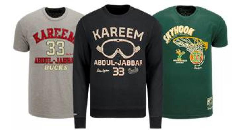 kareem abdul jabbar bucks shirt