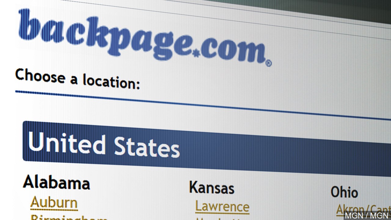 Delaware attorney general moves to shut down Backpage LLCs.