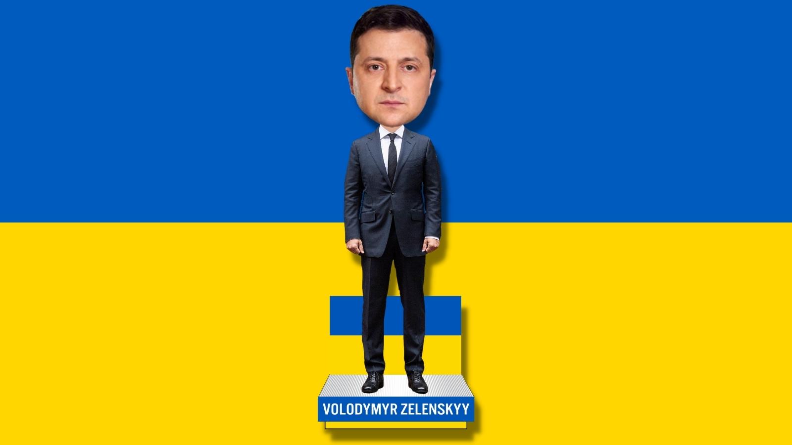 Bobblehead of Ukrainian President Zelenskyy will support crisis relief fund