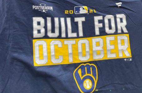 Brewers postseason gear now available at team store at AmFam Field