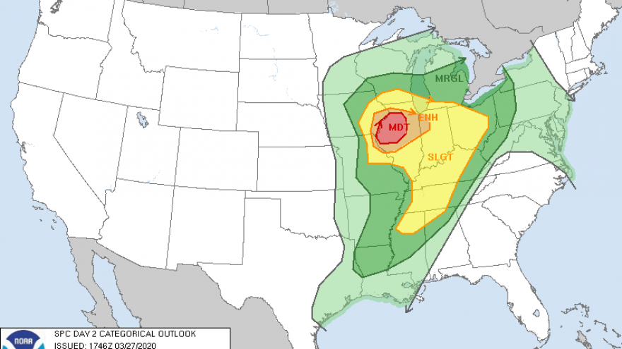 Severe Weather Outbreak Possible Across Portions Of Iowa And