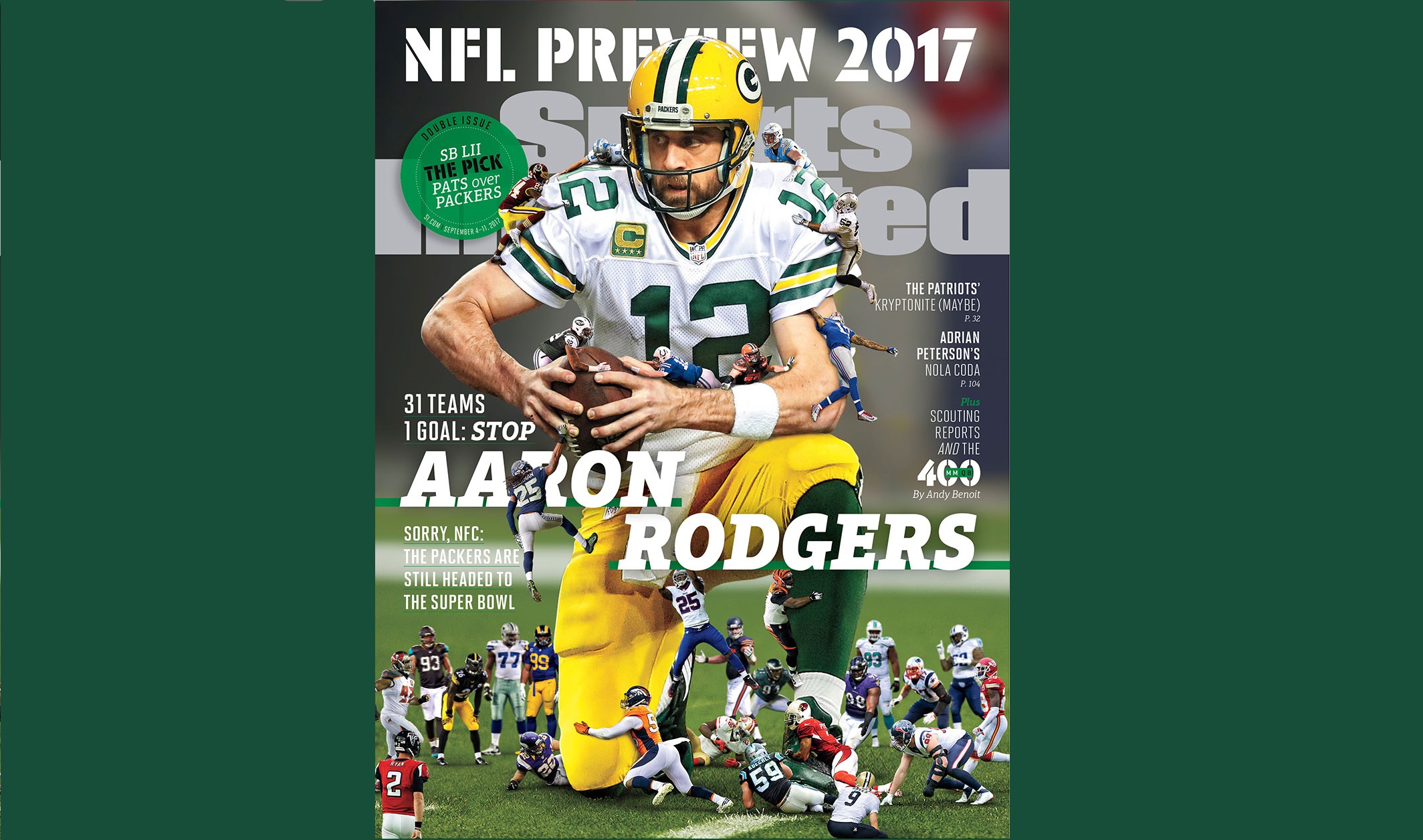 Aaron Rodgers makes cover of Sports Illustrated