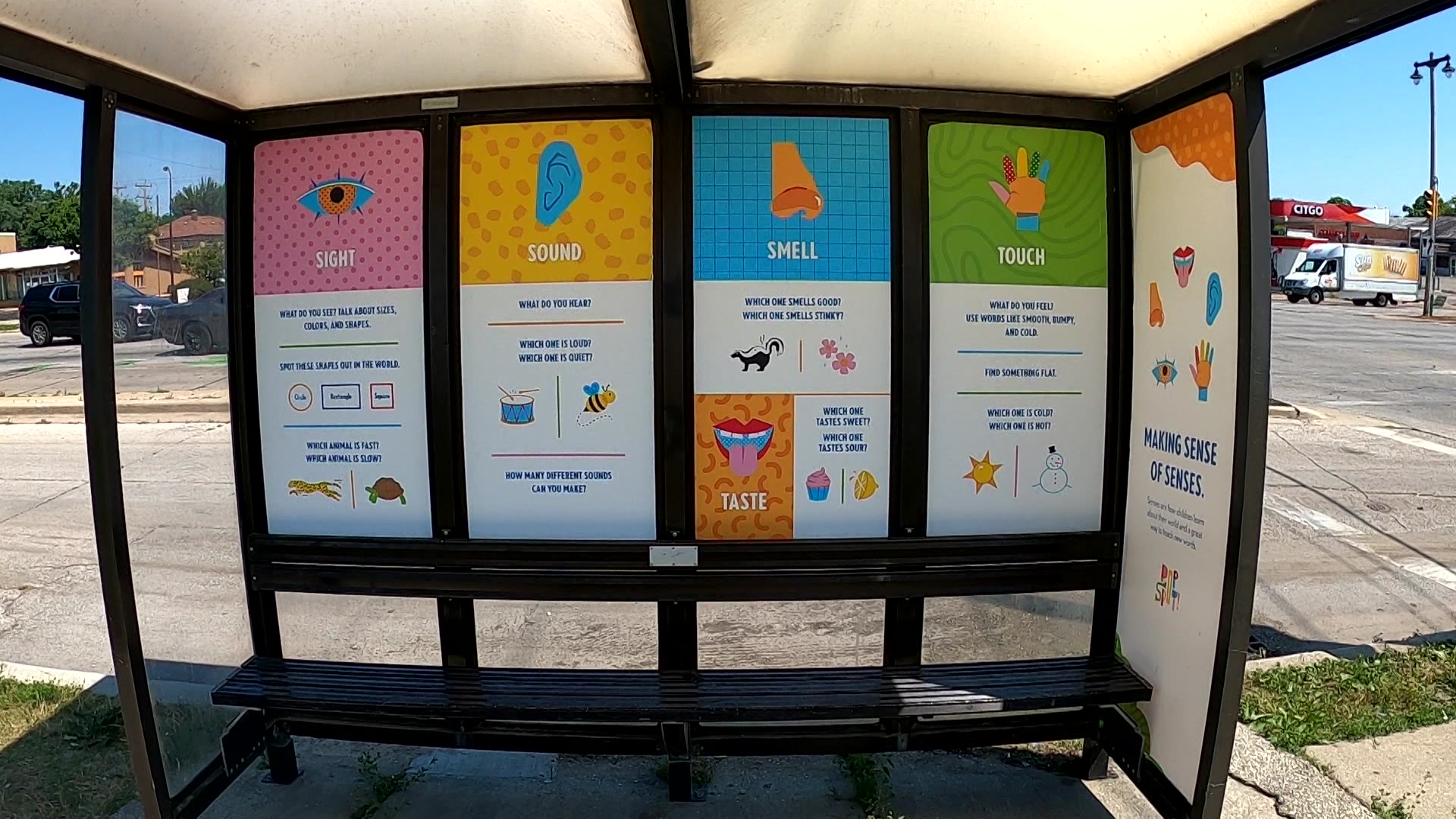 MCTS, MPS and city of Milwaukee team up to create interactive bus stops for kids
