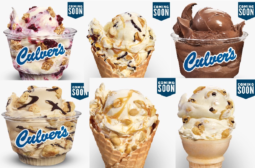 Culver's debuting six new Flavors of the Day starting May 10