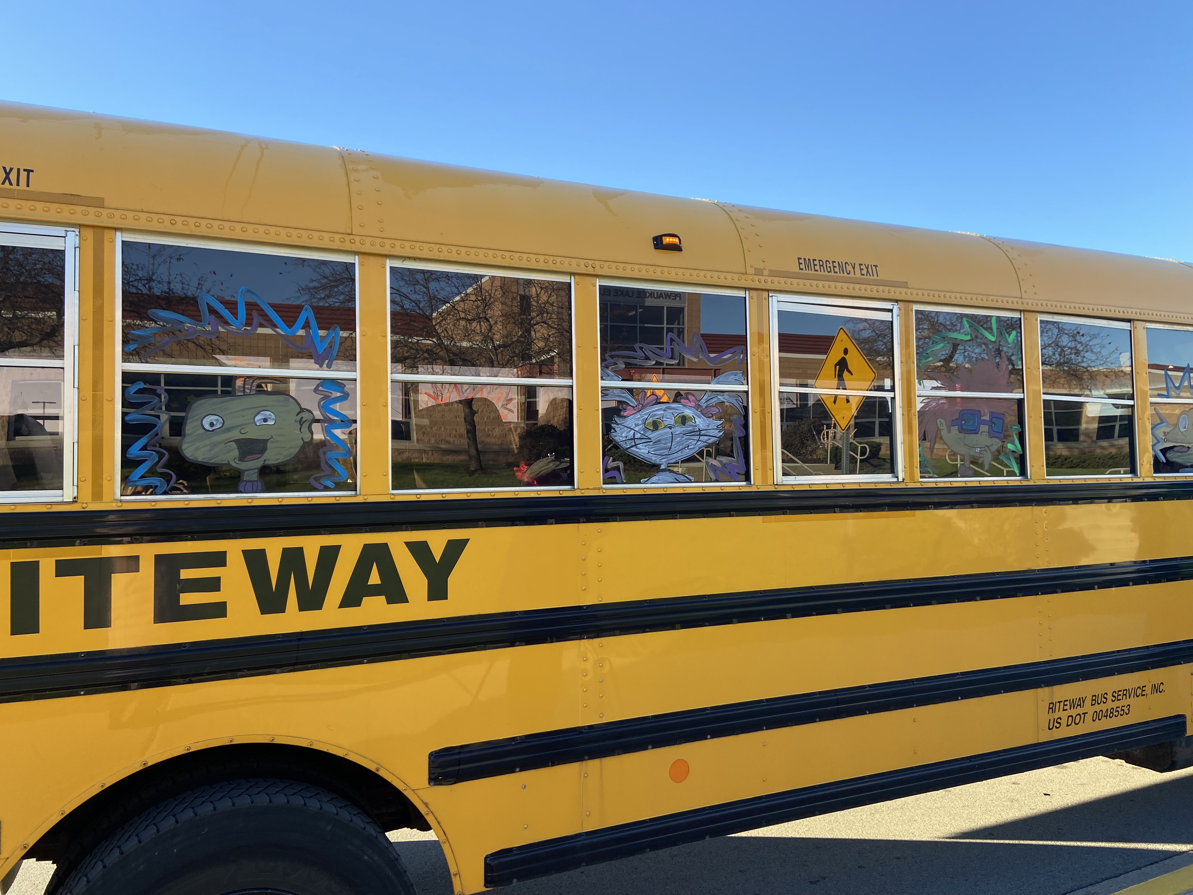 “I wanted them to be excited about going to school”;  Pewaukee bus driver lights up school buses with art

 | News Today
