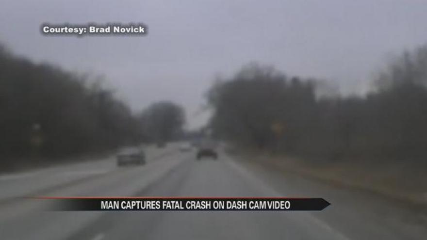 Man captures fatal crash on dash cam video