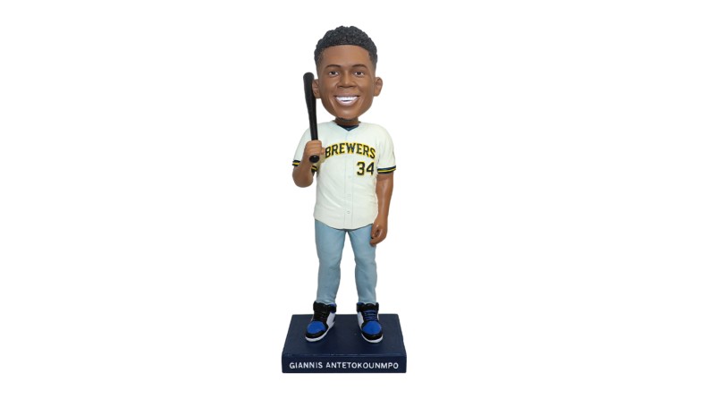 Giannis bobblehead to be given to first 35,000 fans at Brewers game Sept. 11