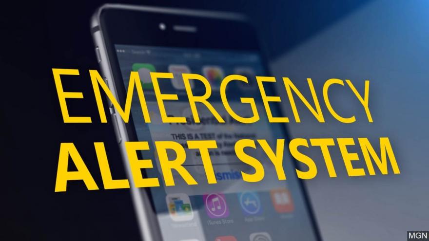 Emergency alert test going out to mobile phones nationwide on Wednesday